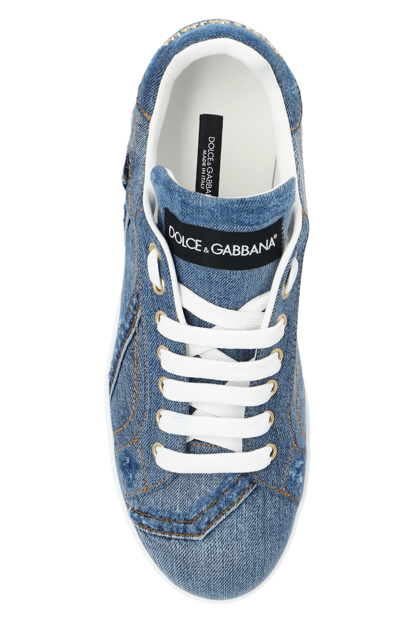 Dolce gabbana discount denim sneakers